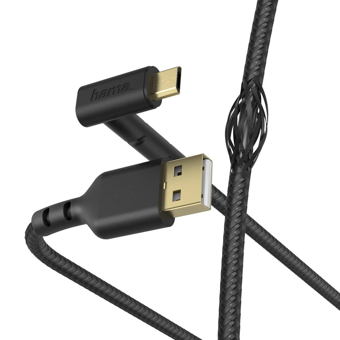 Hama 00187215 Stand Charging/Data Cable, Micro-USB
