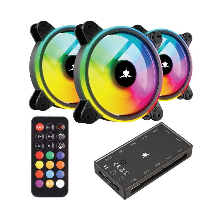 White Shark GCF-S028-004 Nebula-2 Black ARGB