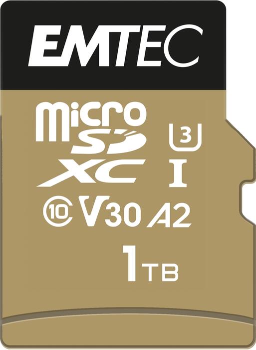 Emtec MicroSDXC 1TB UHS-I U3 V30 A2 SpeedIN Pro