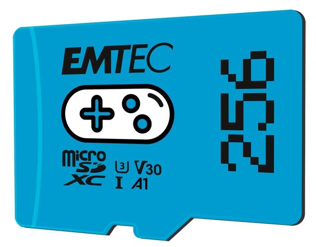 Emtec MicroSDXC 256GB UHSI U3 V30 A1 Gaming Blue