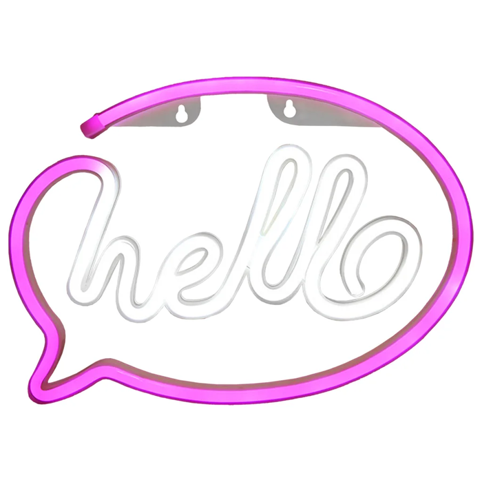 Manta SNL08PKT Style Neon Lights HELLO