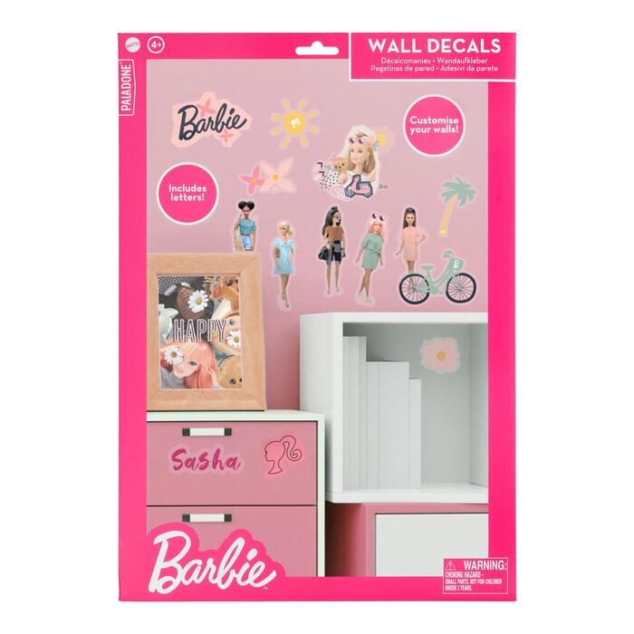 Paladone Barbie Personalisation Wall Decals