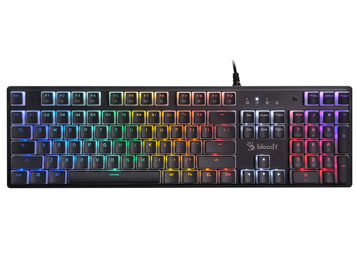 A4Tech 47788 Bloody S520N Mechanical Switch RGB Gaming Keyboard