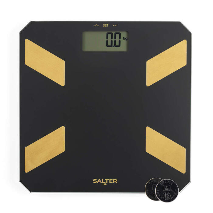 Salter SA00601BGCFEU12 Glass Analyser Scale, Black