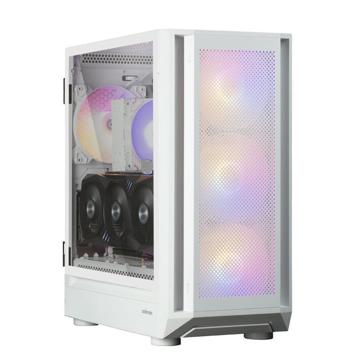 Zalman i6 White, RGB fan x4