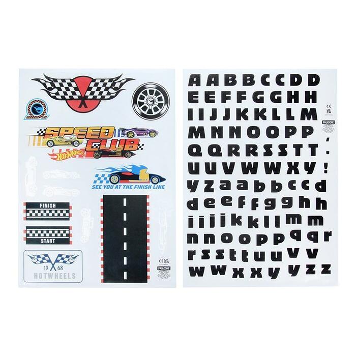 Paladone Hot Wheels Personalisation Wall Decals