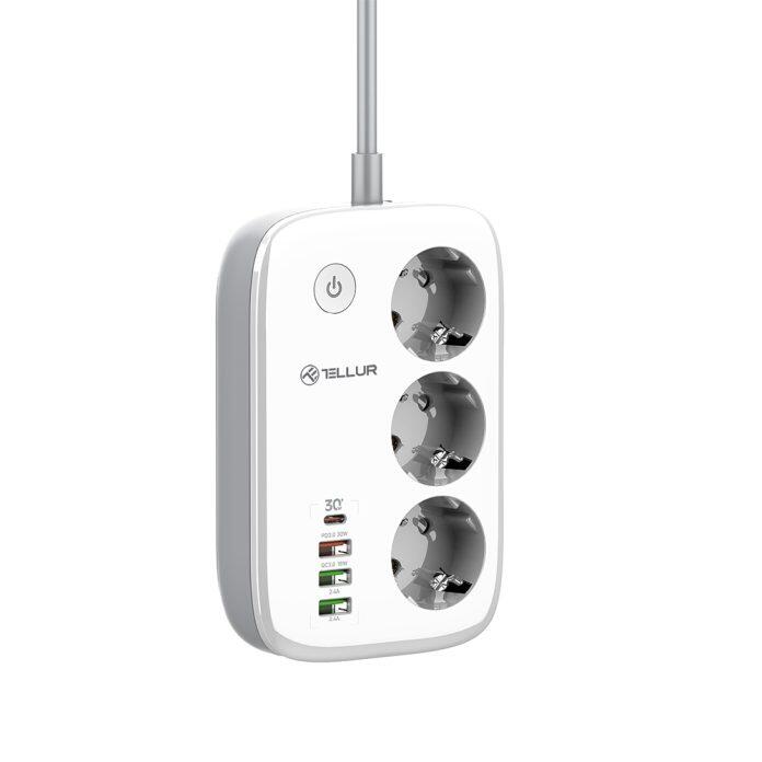Tellur Smart WiFi Power Strip 3