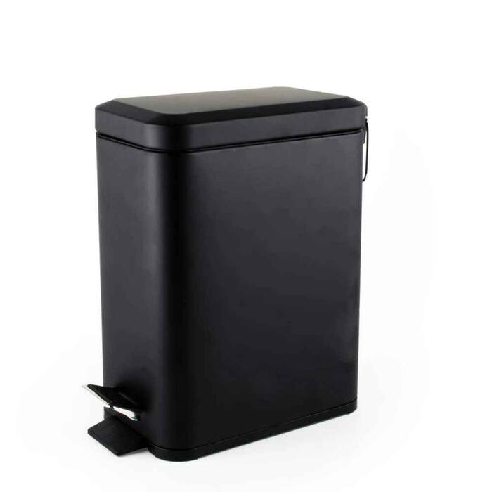 Beldray LA041173BLKPEU7  Slimline Pedal Bin 5 Litre, Black