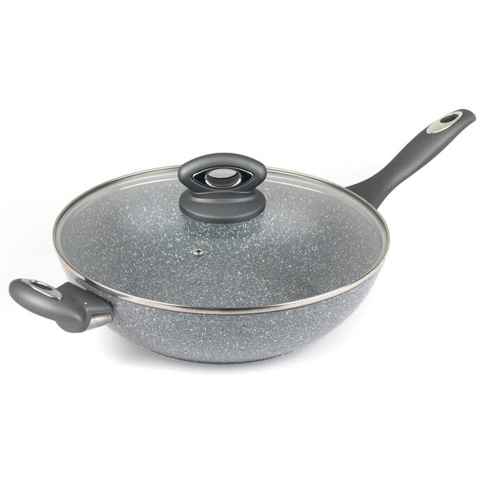 Salter BW02772G2MOR Marblestone Wok 28 cm