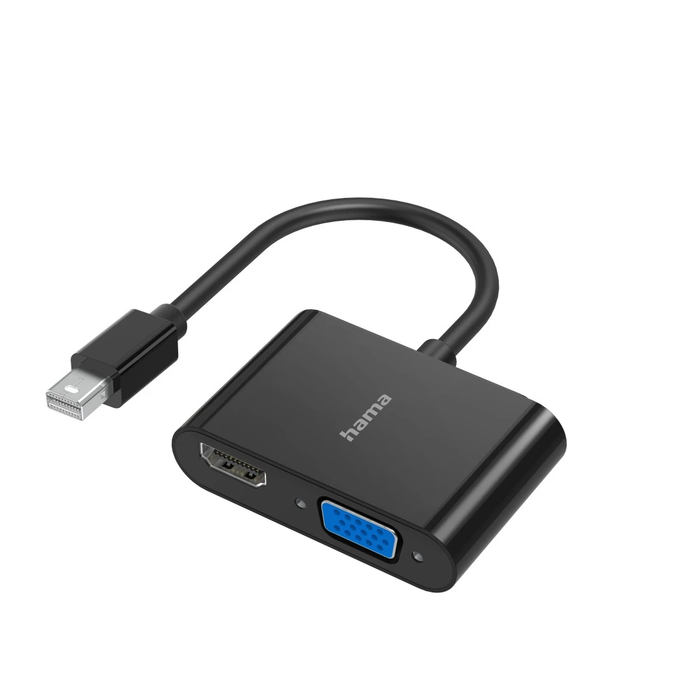Hama 00200330 Video Adapter, 2In1, Mini-Dp