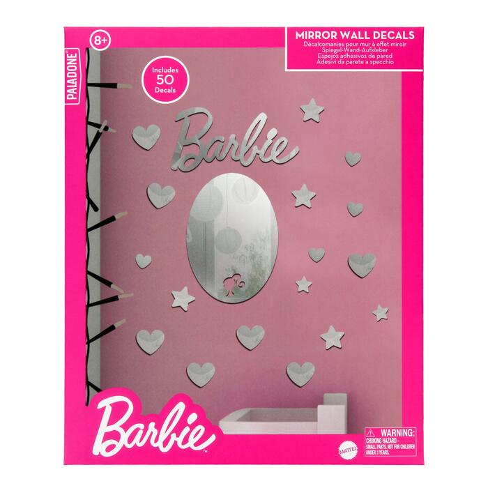 Paladone Barbie Mirror Wall Decals