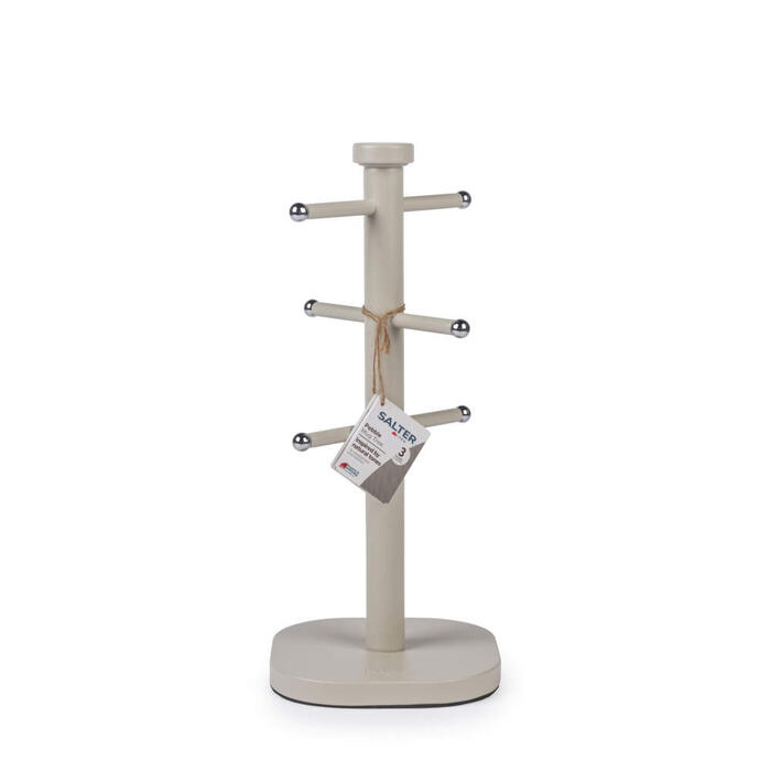 Salter BW14448O Pebble Mug Tree, Beige