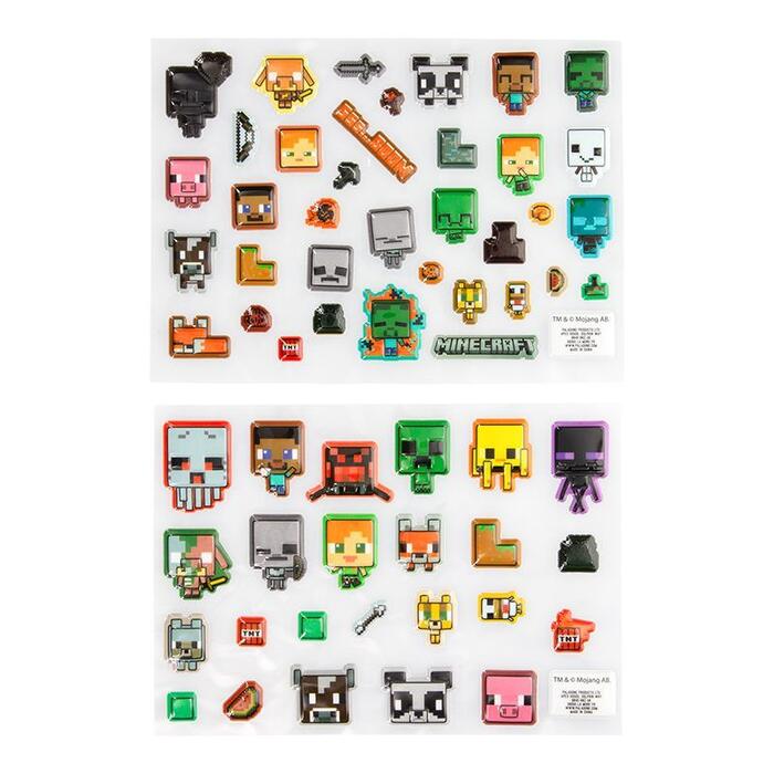 Paladone Minecraft Puffy Gadget Decals