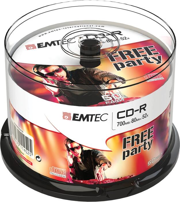 Emtec CD-R 700MB/80MIN 52x Cake Box
