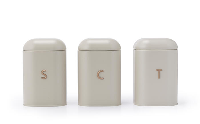 Salter BW13729OEU7 Pebble 3 Piece Canister