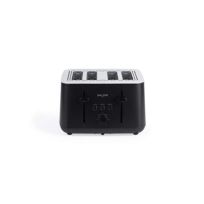 Salter EK5565MBLKFVDE Kuro 4-Slice Toaster