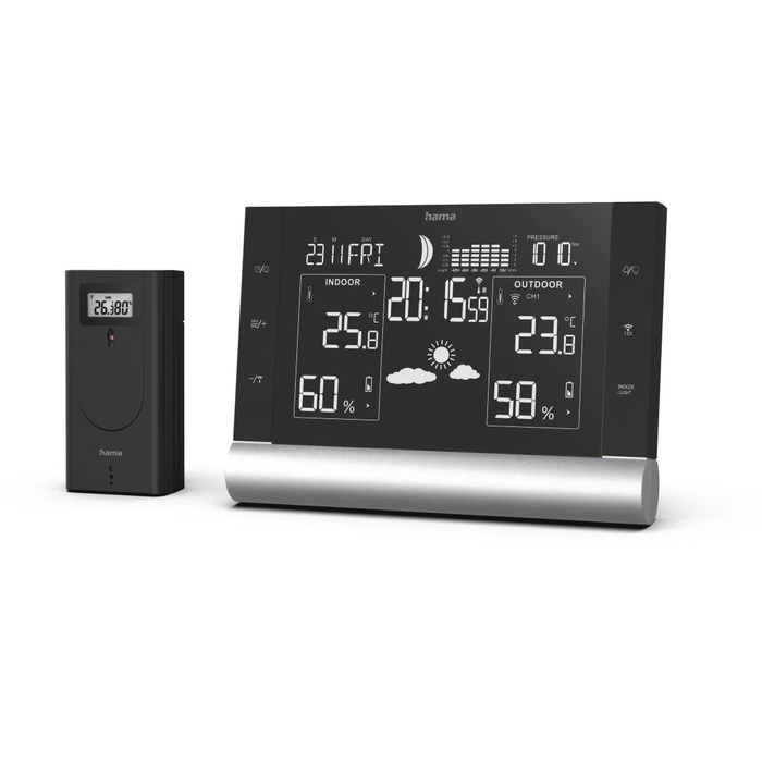 Hama 00186418 Black Line Plus Weather