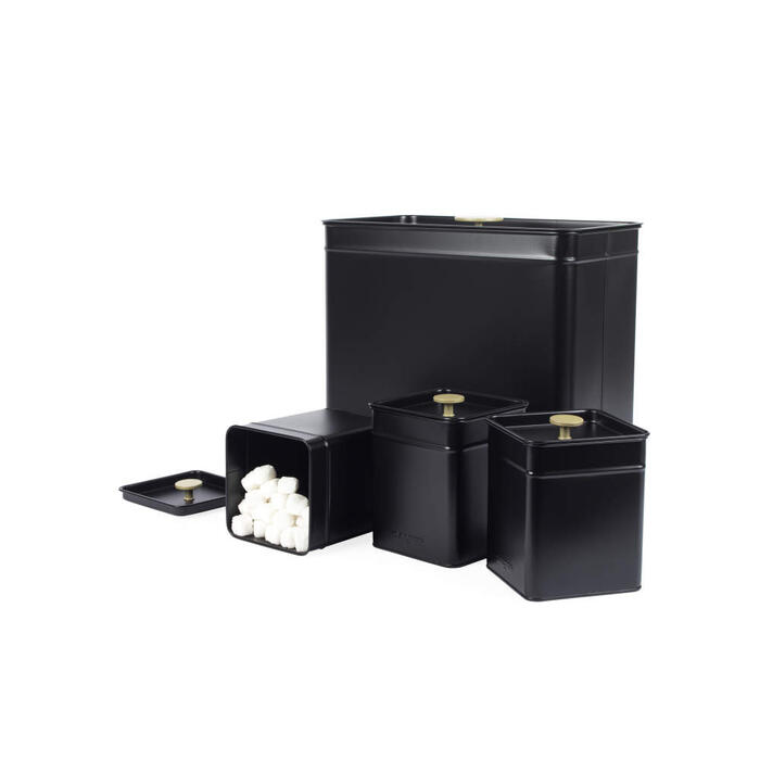 Salter BW14372 Alchemy 4-Piece Countertop Set, Black