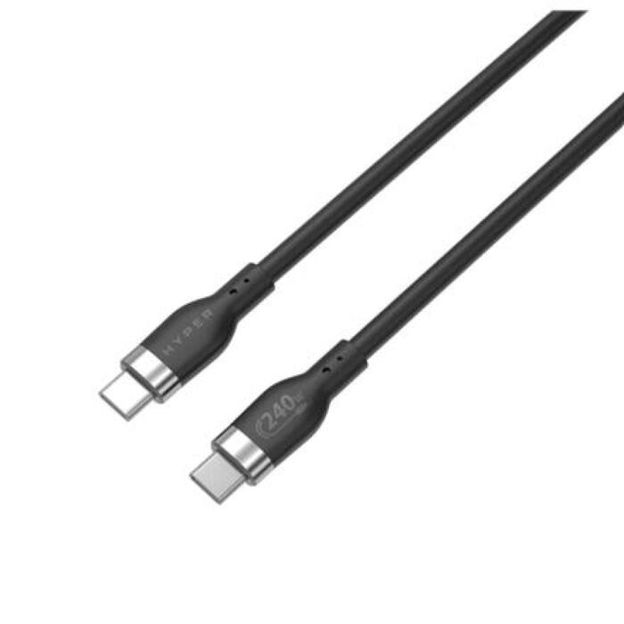 Hyper 1M Silikona 240W USB-C Lādēšanas