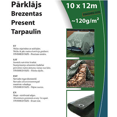 Pārklājs 10*12m 120g/m2 000169 (000169)