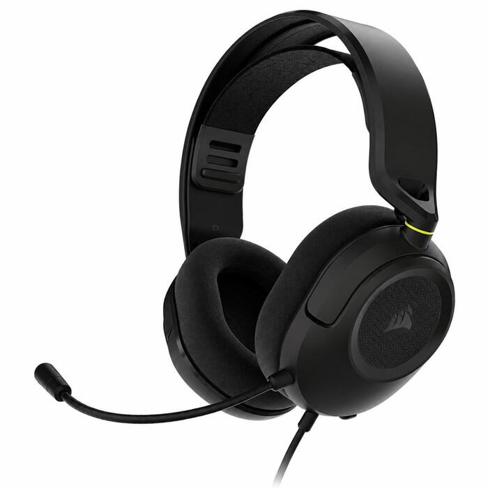 Corsair игровая гарнитура HS35 v3 CA-9011399-WW, 50 мм, 32 Ω, 113 дБ, 20 Гц–20 кГц, 1,8 м, 3,5 мм, стерео, микрофон, карбон (CA-9011399-WW)