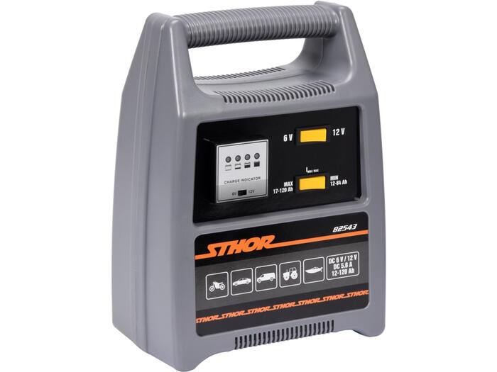 Sthor GRF 82543 Akumulatoru lādētājs, 6/12V