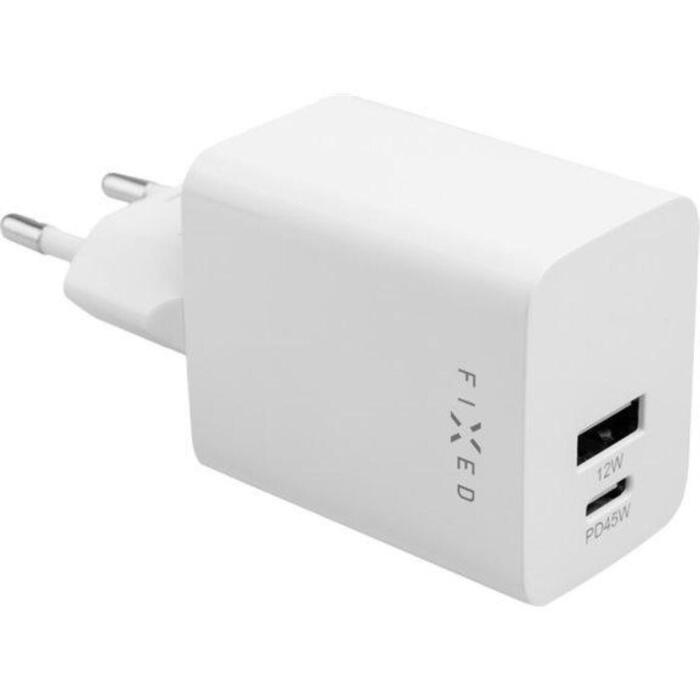 Fixed strāvas adapteris, FIXC45M-CU-WH, AC 100-240V