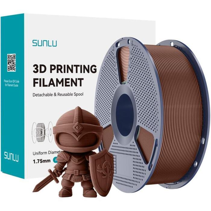Sunlu PLA+ Filaments Chocolate, PLA+ Cho