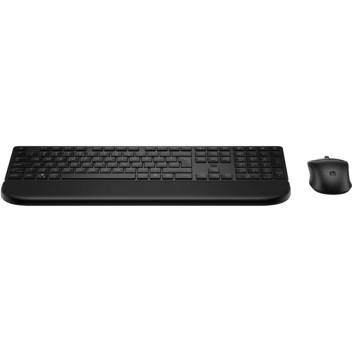 HP klaviatūra un pele BD5F3AA#ABB, 2x AAA, 1x AA, 1200 DPI, Bluetooth, USB Type-A, melna, klusie taustiņi, roku balsts (BD5F3AA#ABB)