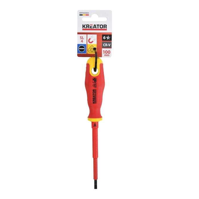 Izolēts skrūvgriezis plakans KREATOR KRTH20403 100mm