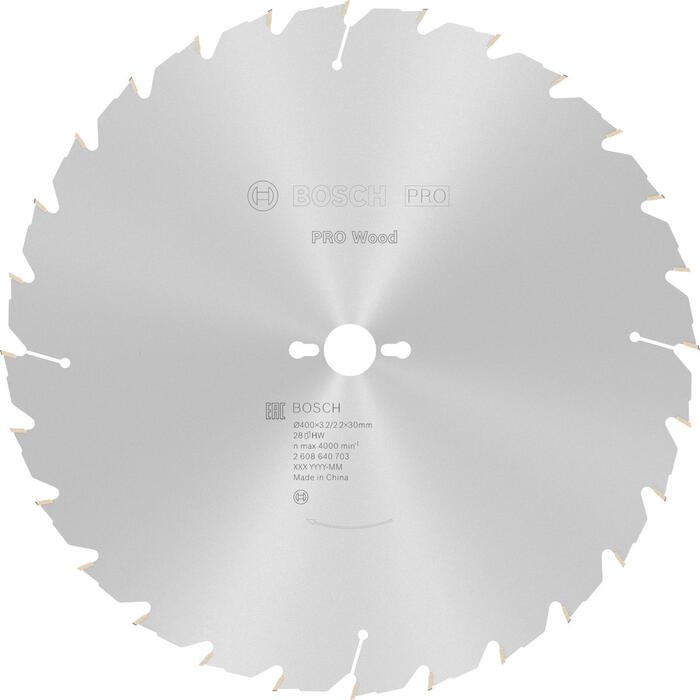 Ripzāģa disks 400x30mm, Construct wood, Galda