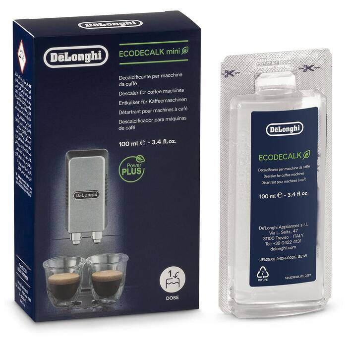 Delonghi Mini EcoDecalk Descaler DLSC101, 100ml