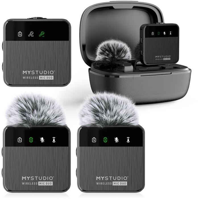 Easypix MyStudio Bezvadu Mikrofons Duo 62022