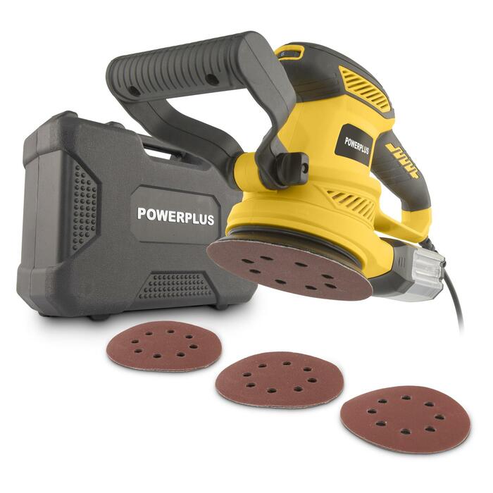 Ekscentriskā slīpmašīna 450W Ø125mm, POWERPLUS, POWX04710