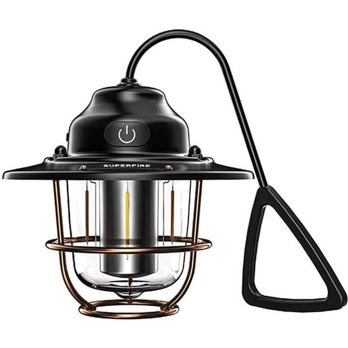 Superfire T57 kempinga lampa, 2-30h, 7
