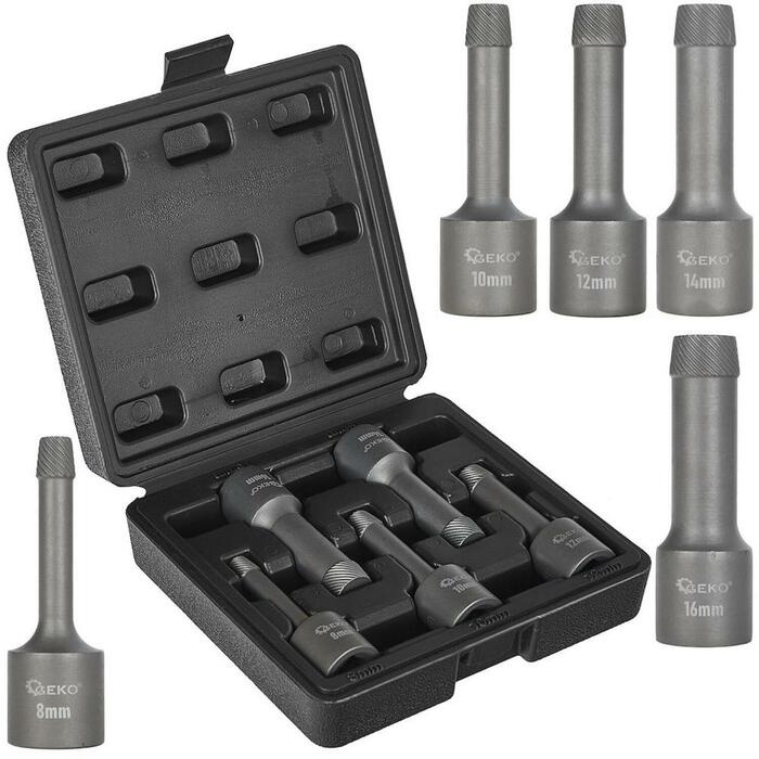 Geko studu ekstraktoru komplekts G30044 1/2"