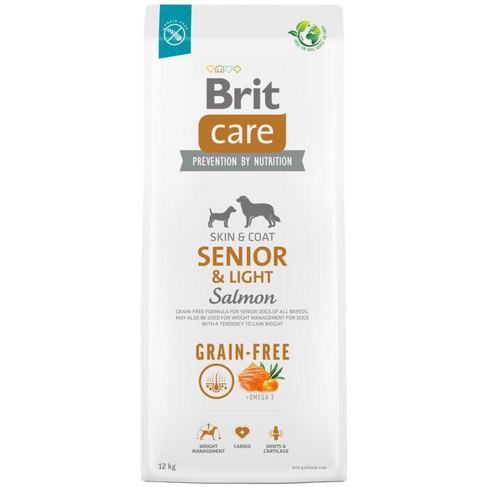 Brit barība Senior&Light Salmon 100-172207, 12kg