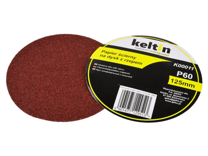 Keltin Alumīnija oksīda velcro disks 125mm