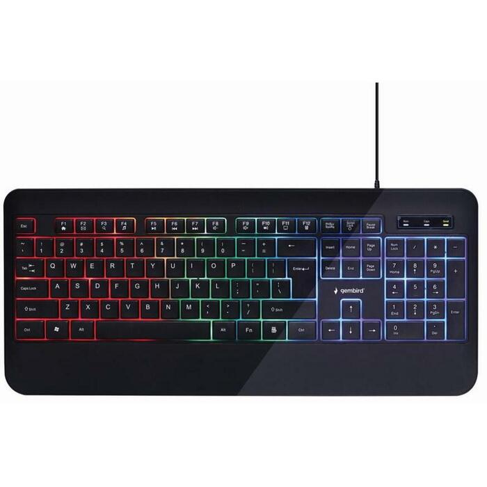 Gembird Klaviatūra KB-UML-03, 105 taustiņi, USB