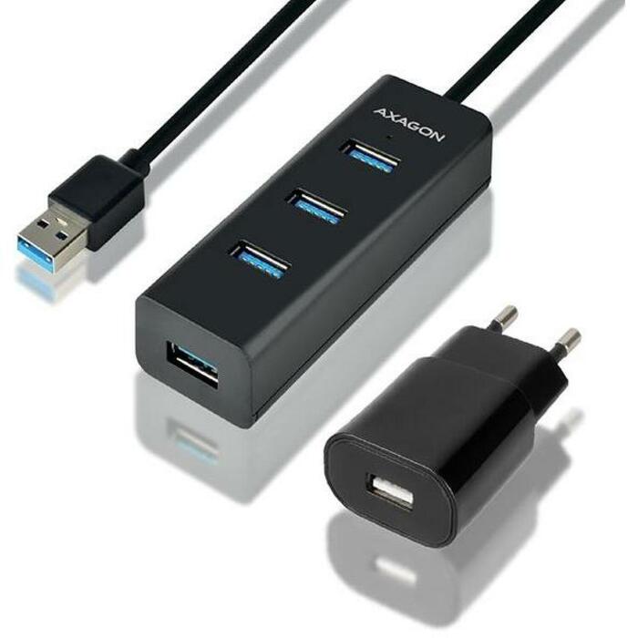 Axagon USB centrmezgls HUE-S2BP 4 USB