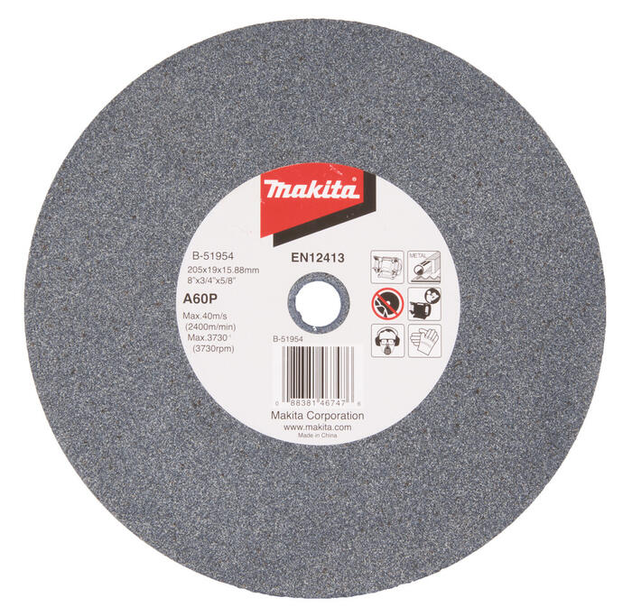 Slīpripa 205x19x15,88mm A60P, B-51954 MAKITA