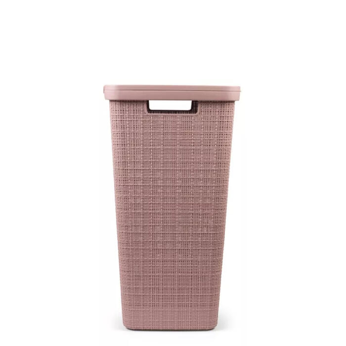 Veļas kaste Jute 58L 43x34x60cm rozā