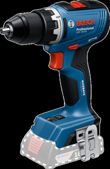 Akumulatora urbjmašīna-skrūvgriezis GSR 18V-65 PROFESSIONAL BOSCH