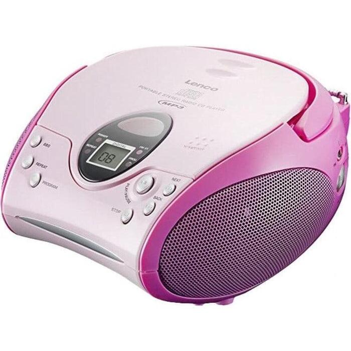 Lenco SCD-24 Pink CD magnetola, FM