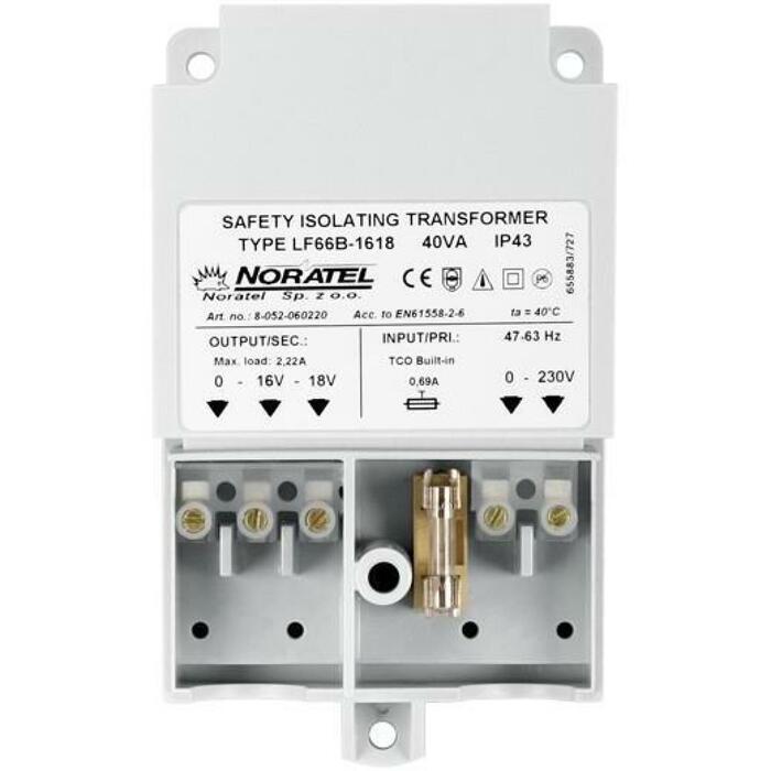 Satel Трансформатор 230V/18V AC 40VA TR40VA (TR40VA)