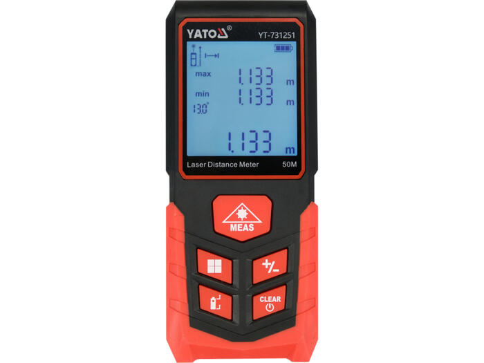 Yato lāzera tālmērs YT-731251, 0.05-50