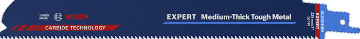Zobenzāģiem EXPERT MEDIUM-THICK TOUGH METAL S1155HHM