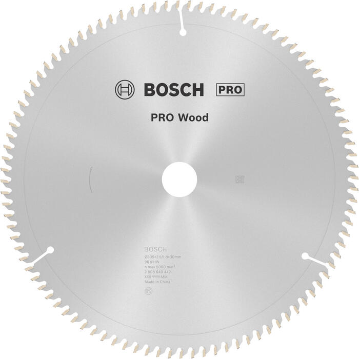 Stacionārā ripzāģa disks 305x30x96, kokam, Paneļzāģiem