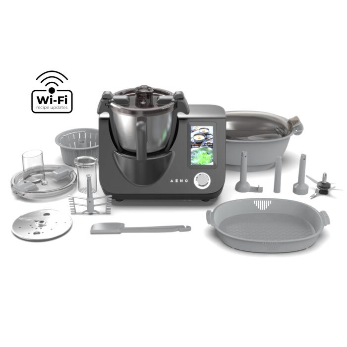 Smart Cooking Robot CR1S: bowl 3.5 L, 8 automatic program, 12 speeds, 1000 W (Heating Power), 600 W (Motor Power), Temperature range: 37-130°C, Built-in Kitchen Scale (ACR0001S)