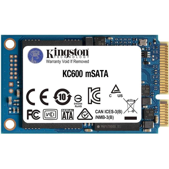Kingston KC600 SKC600MS/512G, 512 GB, mSATA